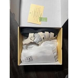 Cosy Island Fisherman Platform Sandals Beige Comfort Flatform‎ EU 38